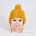 Winter knitted hat for baby